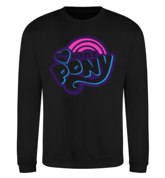 Свитшот Logo My Little Pony Черный фото