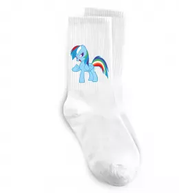 Носки Раріті Флаттершай та Пінкі Пай Белый фото Носки Раріті Флаттершай та Пінкі Пай Белый фото