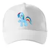 Кепка Rainbow pony Білий фото