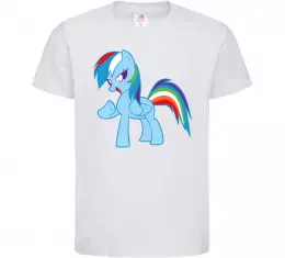 Детская футболка Флаттершай Ярко-синий фото