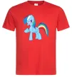 Чоловіча футболка Rainbow pony Червоний Чоловіча футболка Rainbow pony Червоний фото