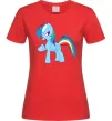 Жіноча футболка Rainbow pony Червоний Жіноча футболка Rainbow pony Червоний фото