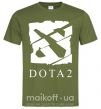 Мужская футболка Cool logo DOTA Оливковый фото