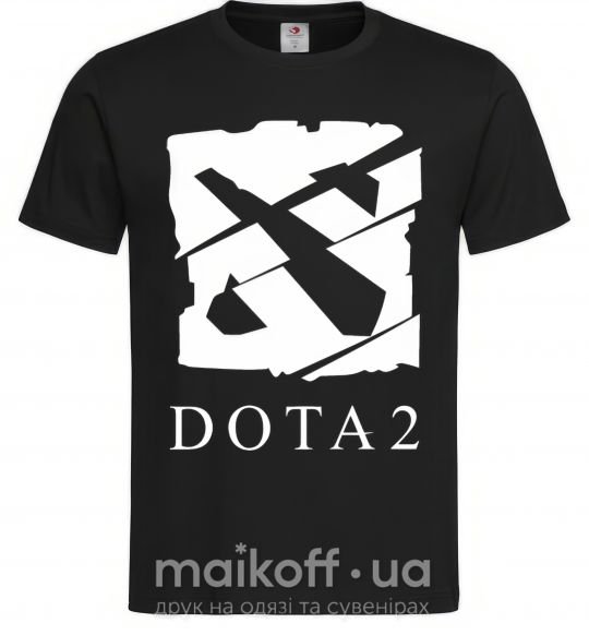 Мужская футболка Cool logo DOTA Черный фото