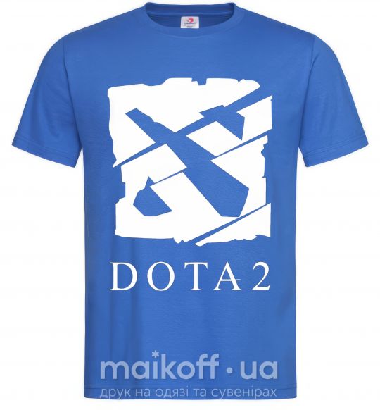 Мужская футболка Cool logo DOTA Ярко-синий фото