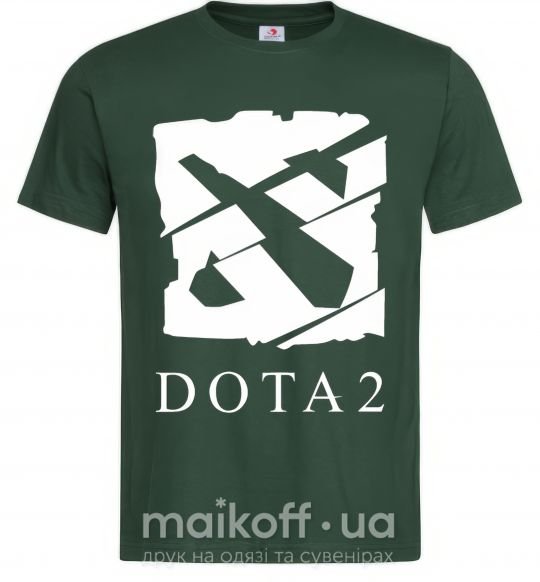 Мужская футболка Cool logo DOTA Темно-зеленый фото