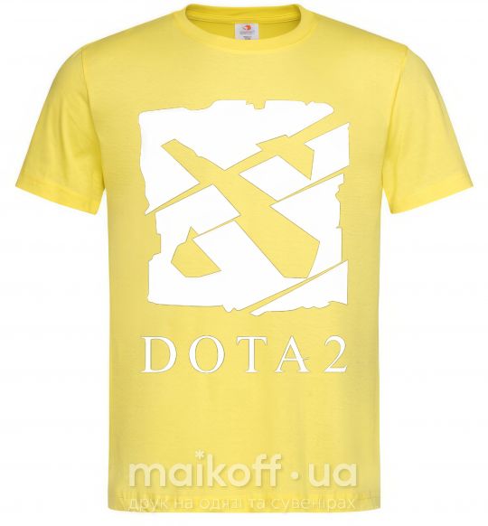 Мужская футболка Cool logo DOTA Лимонный фото