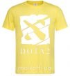 Мужская футболка Cool logo DOTA Лимонный фото