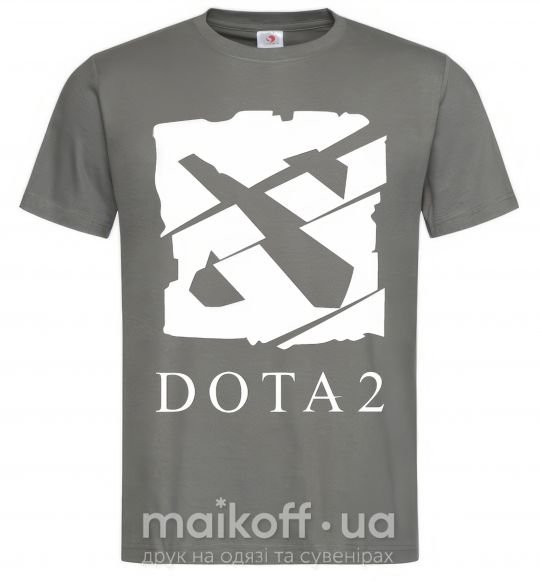 Мужская футболка Cool logo DOTA Графит фото