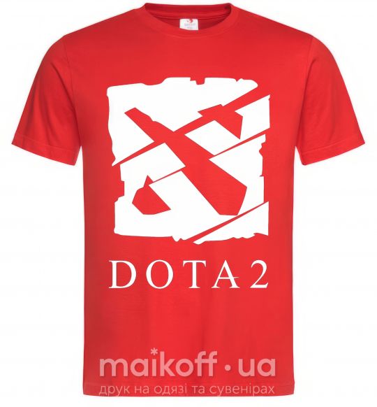 Мужская футболка Cool logo DOTA Красный фото