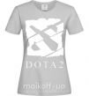 Жіноча футболка Cool logo DOTA Сірий фото