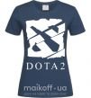 Жіноча футболка Cool logo DOTA Темно-синій фото