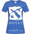 Жіноча футболка Cool logo DOTA Яскраво-синій фото