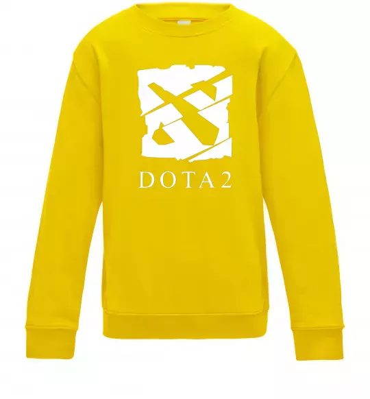 Детский Свитшот Cool logo DOTA Солнечно желтый фото