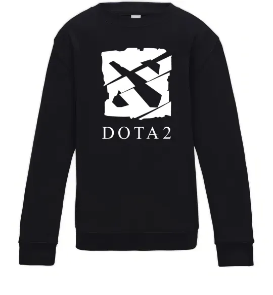 Детский Свитшот Cool logo DOTA Черный фото