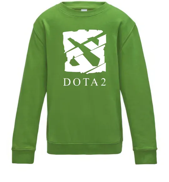Детский Свитшот Cool logo DOTA Лаймовый фото