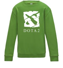 Дитячий світшот Cool logo DOTA Лаймовий фото
