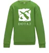 Детский Свитшот Cool logo DOTA Лаймовый фото
