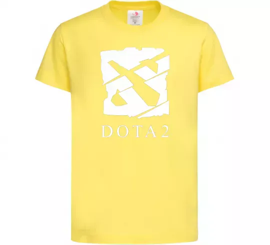 Дитяча футболка Cool logo DOTA Лимонний фото