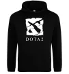 Мужская толстовка (худи) Cool logo DOTA Черный фото