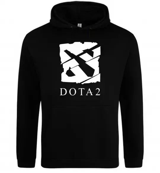 Женская толстовка (худи) Cool logo DOTA Черный фото