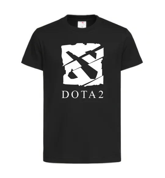 Детская футболка Cool logo DOTA Черный фото