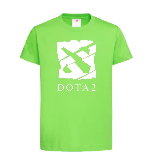 Детская футболка Cool logo DOTA Лаймовый фото
