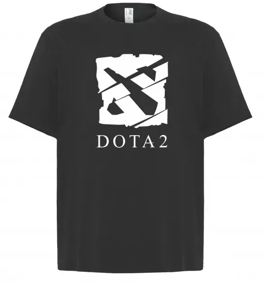Футболка Оверсайз Cool logo DOTA Чорний фото