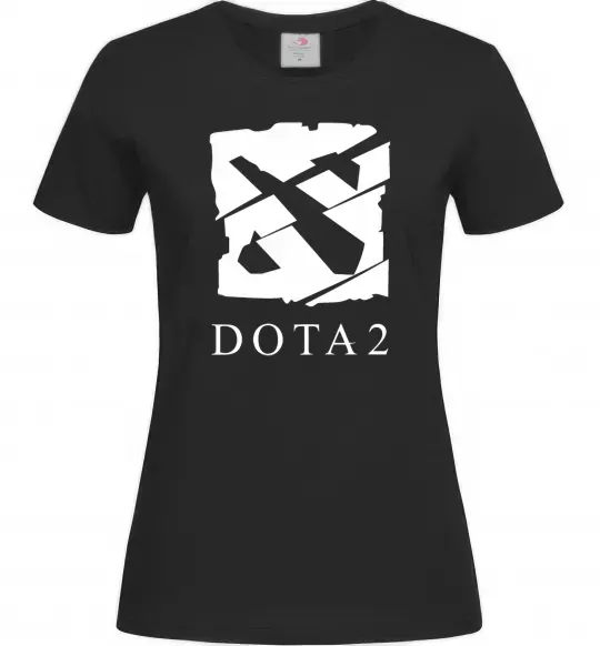 Жіноча футболка Cool logo DOTA Чорний фото