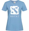 Жіноча футболка Cool logo DOTA Блакитний фото