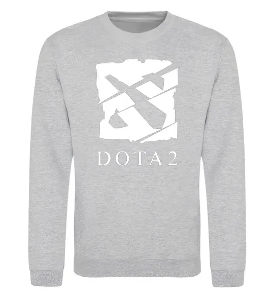 Свитшот Cool logo DOTA Серый меланж фото