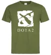 Мужская футболка Cool logo DOTA Оливковый фото