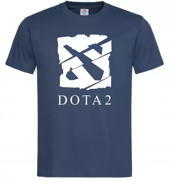 Мужская футболка Cool logo DOTA Темно-синий фото