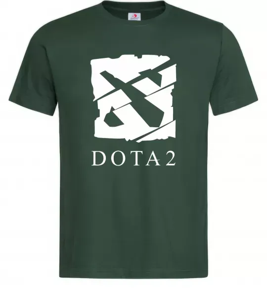 Мужская футболка Cool logo DOTA Темно-зеленый фото