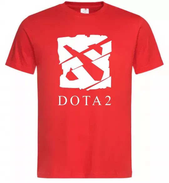 Мужская футболка Cool logo DOTA Красный фото