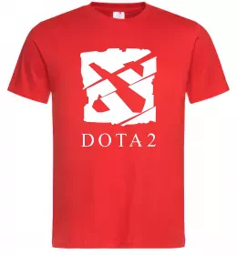 Мужская футболка Cool logo DOTA Красный фото