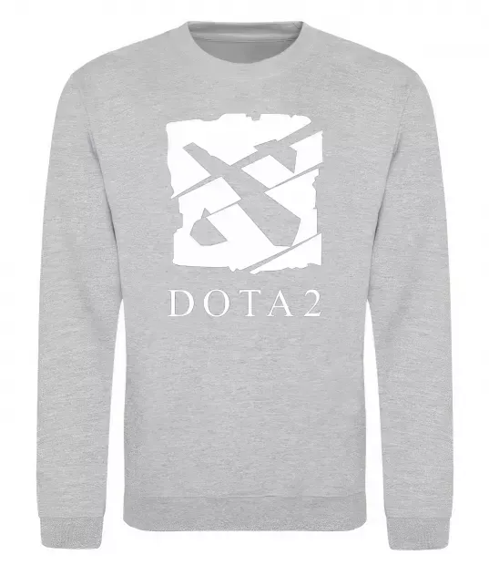 Світшот Cool logo DOTA Сірий меланж фото