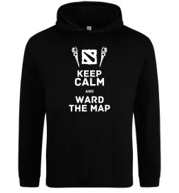 Женская толстовка (худи) KEEP CALM AND CARRY ON Серый меланж фото