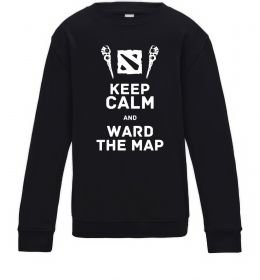 Детский Свитшот Keep calm and ward the map