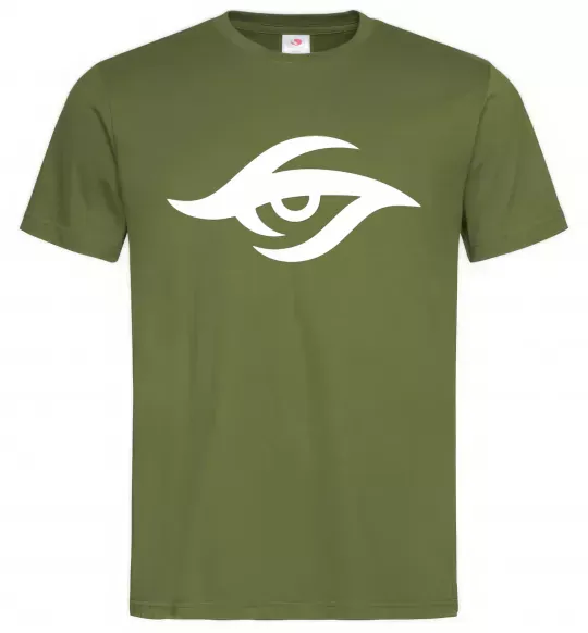 Мужская футболка Team secret Оливковый фото