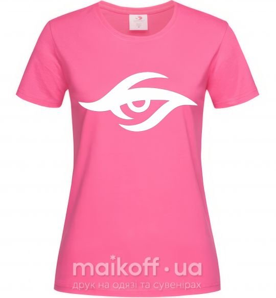 Жіноча футболка Team secret Яскраво-рожевий фото