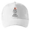 Кепка Keep calm and play Dota2 Белый фото