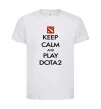 Дитяча футболка Keep calm and play Dota2 Білий фото