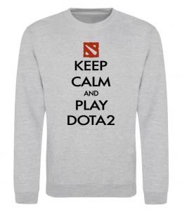 Свитшот Keep calm and play Dota2