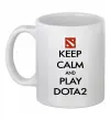 Чашка керамічна Keep calm and play Dota2 Білий Чашка керамічна Keep calm and play Dota2 Білий фото
