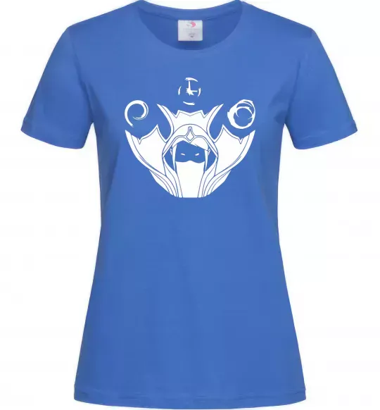 Жіноча футболка Invoker Яскраво-синій фото