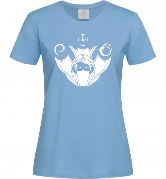 Жіноча футболка Invoker Блакитний фото