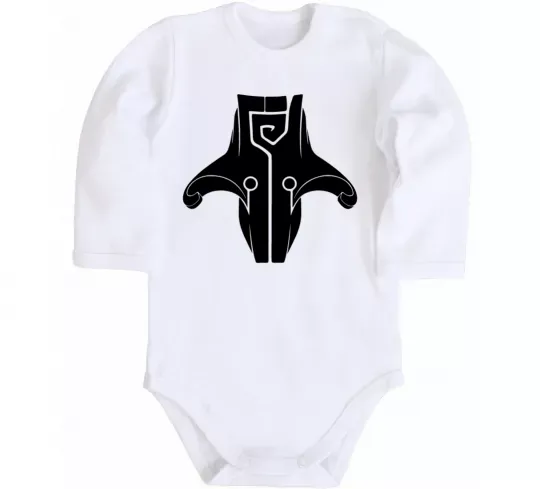 Детский боди Juggernaut Белый фото