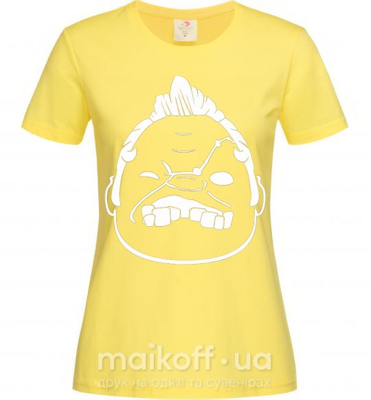 Жіноча футболка Pudge Лимонний фото