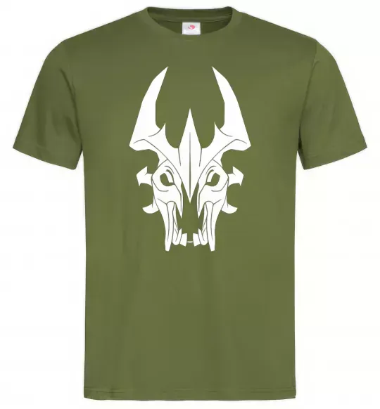 Мужская футболка Shadow fiend Оливковый фото